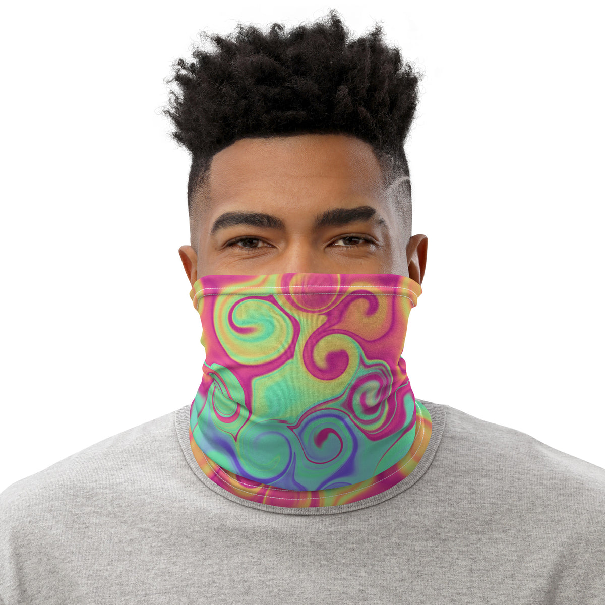 Colorful Vortex Neck Gaiter